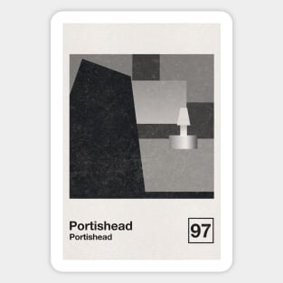 Portishead / Minimalist Style Graphic Artwork Poster Design Sticker